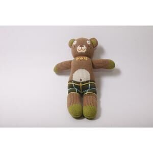Blabla Kids, Berlioz the Bear, Plush, Knit, Soft Toy, Adorable, ~ 260128-WH 922